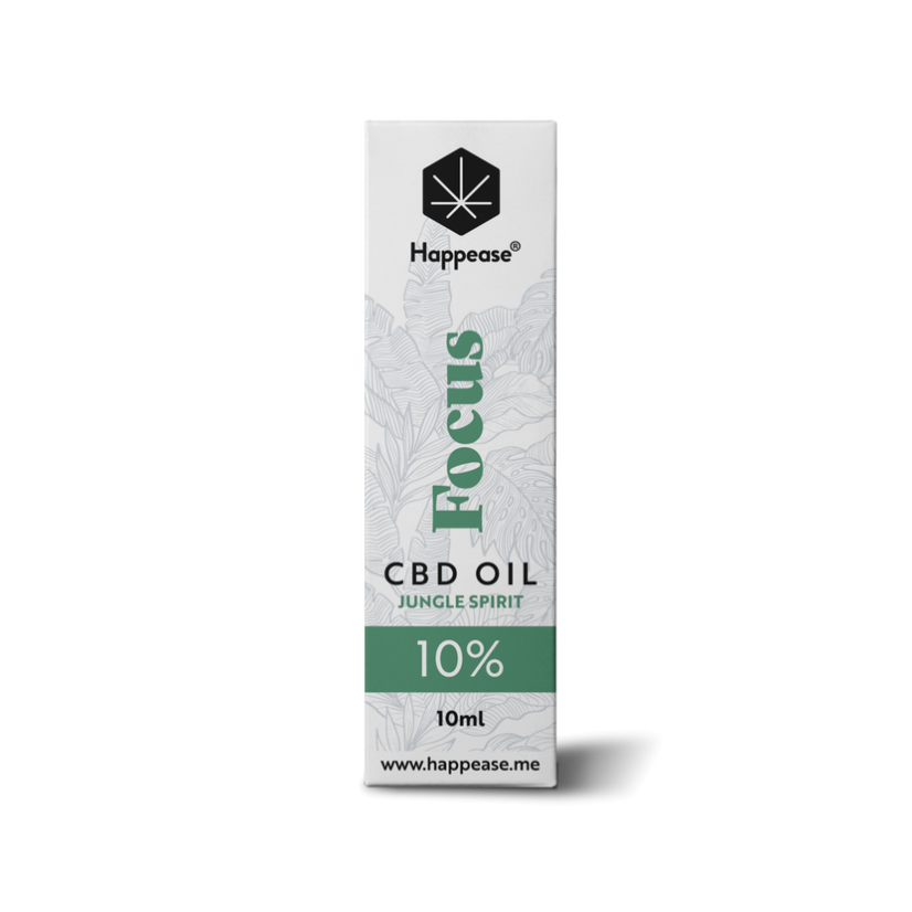 Økologisk CBD Olie Focus Jungle Spirit 10% CBD 10ml
