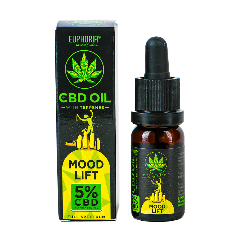 CBD Olie Mood Lift Fuldspektret 5%, 10 ml