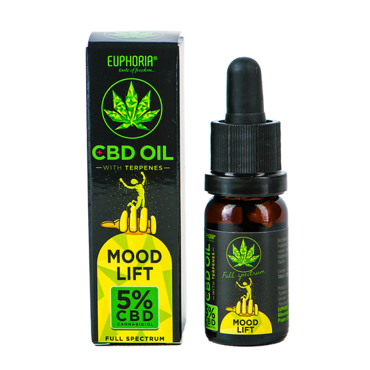 CBD Olie Mood Lift Fuldspektret 5%, 10 ml
