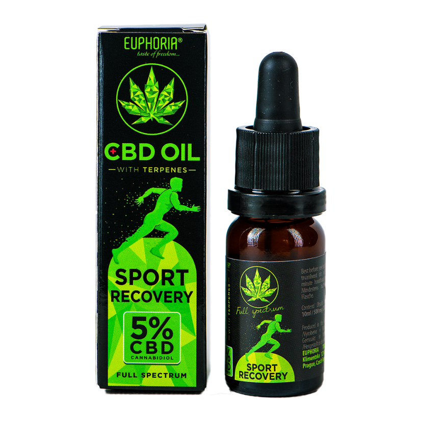 CBD Olie Sports Restitution Fuldspektret 5%, 10 ml