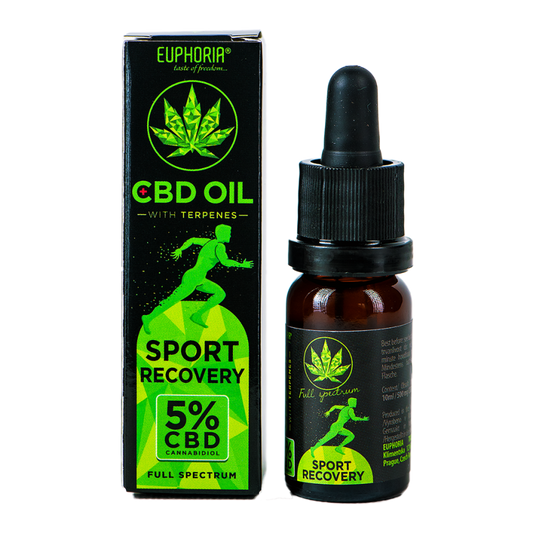 CBD Olie Sports Restitution Fuldspektret 5%, 10 ml