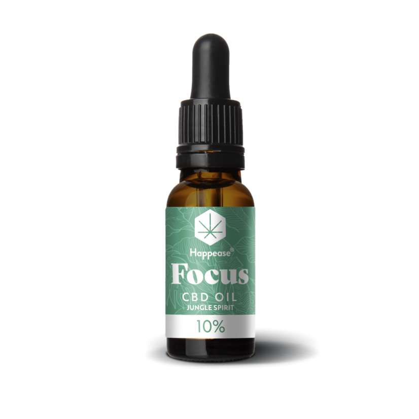Økologisk CBD Olie Focus Jungle Spirit 10% CBD 10ml