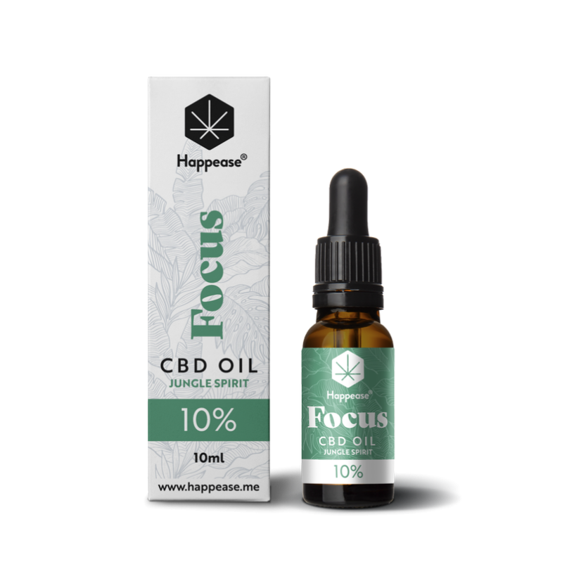 Økologisk CBD Olie Focus Jungle Spirit 10% CBD 10ml