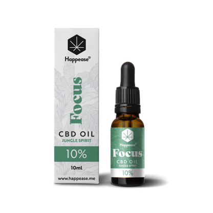 Økologisk CBD Olie Focus Jungle Spirit 10% CBD 10ml